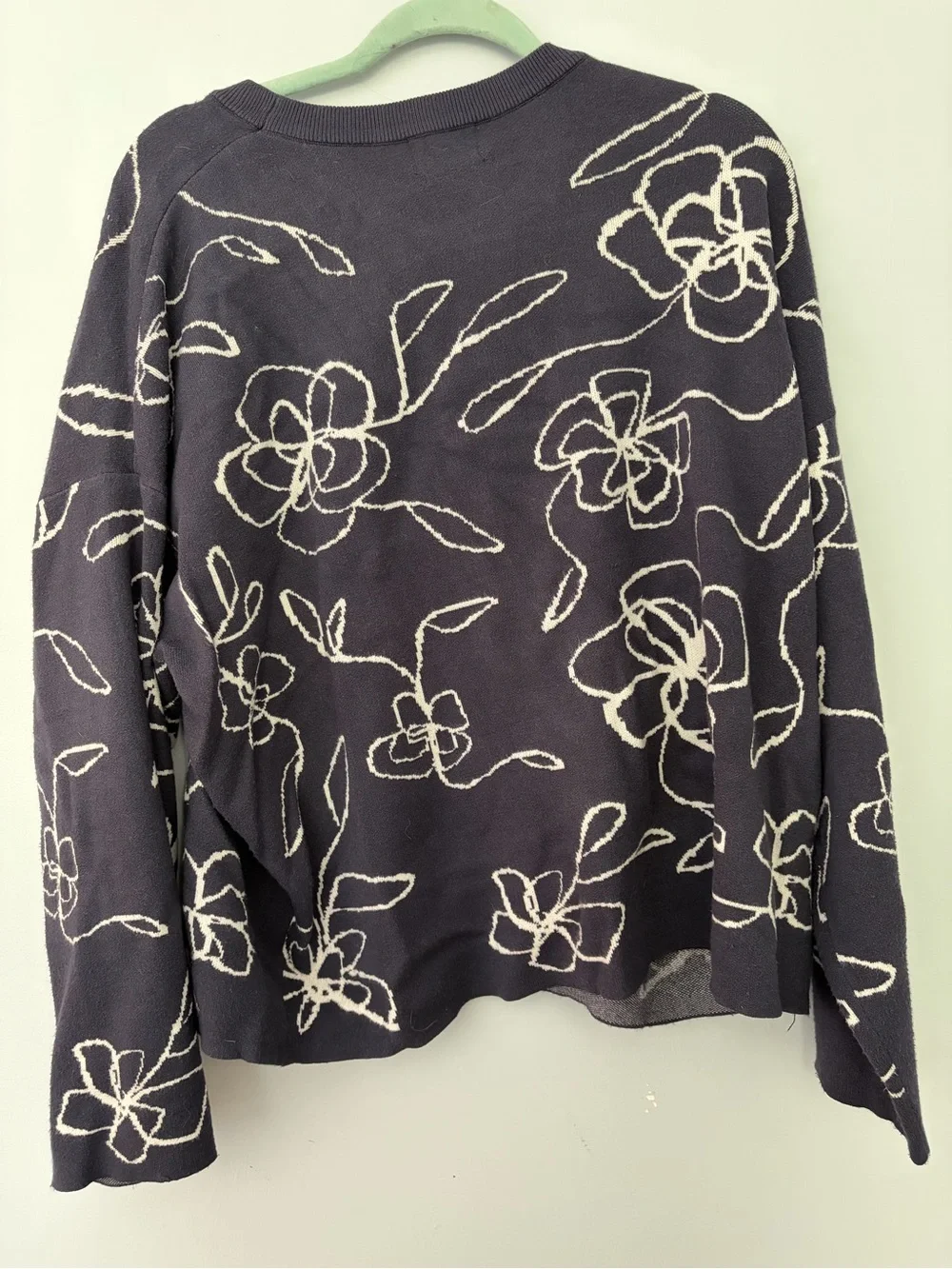 Future Collective Navy Floral Crewneck Sweater